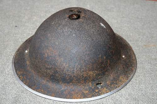 British Brodie Helmet Relic - BEF 1940?