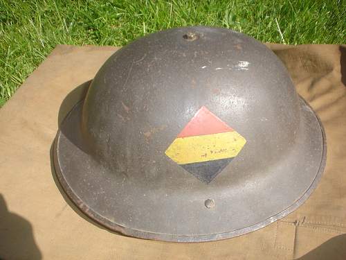 WW1 Officers Steel Brodie Helmet from the carboot