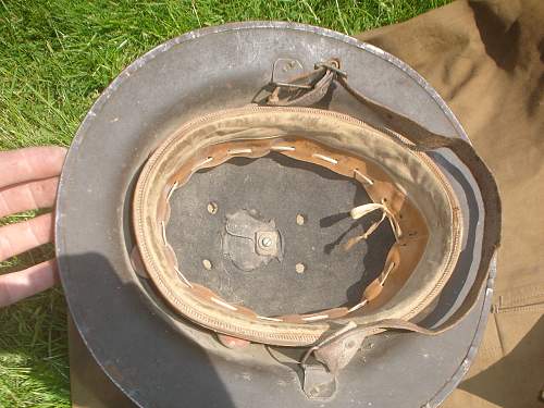 WW1 Officers Steel Brodie Helmet from the carboot