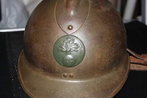 WW2 French helmet