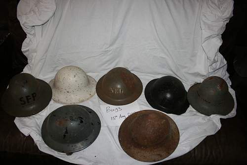 few of my helmets from childhood.