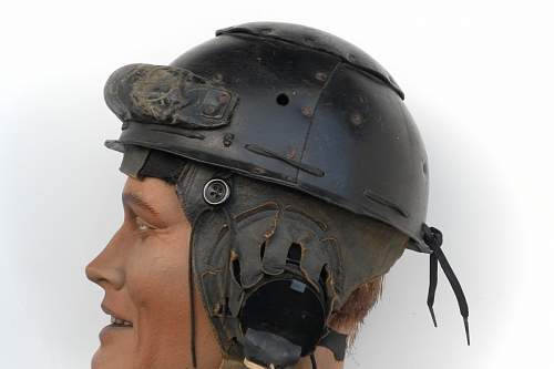 WW2 British &amp; Canadian Helmets, Crash, &amp; Helmets, Steel, Royal Armoured Corps.