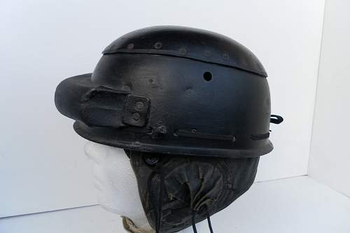 WW2 British &amp; Canadian Helmets, Crash, &amp; Helmets, Steel, Royal Armoured Corps.