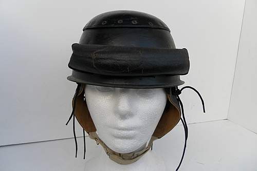 WW2 British &amp; Canadian Helmets, Crash, &amp; Helmets, Steel, Royal Armoured Corps.