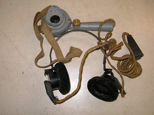 Head phones for Canadian second pattern tankers crash helmet/Mk I HCRAC