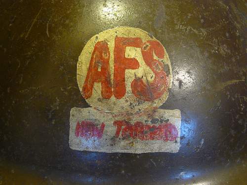 Canadian 42 dated G.S.W. flashed to the Army Fire Service