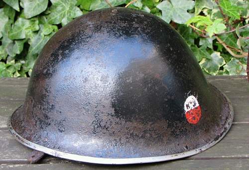 British MkIII Turtle pattern helmet