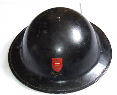 MKII Home Front M.C.C (Lords cricket ground) Helmet.