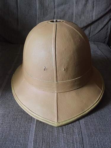 1930's pith helmet