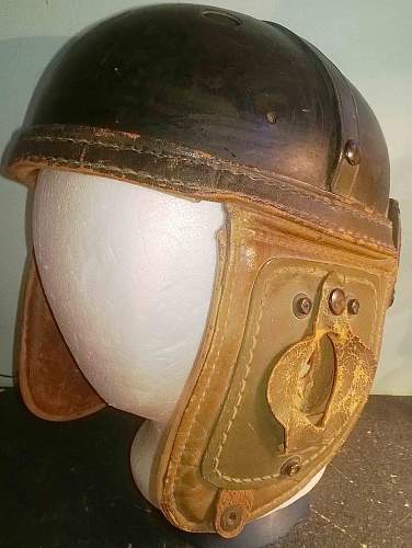 Tankers Helmet  with only a &quot;7&quot; marked - Original?