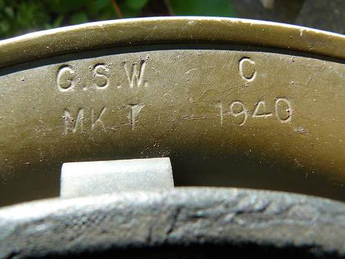 Canadian 1940 dated G.S.W. Mk II