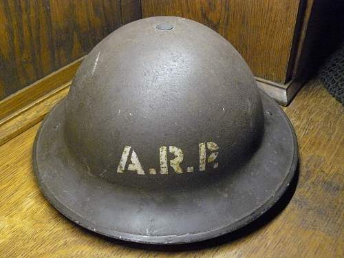 A trio of Canadian Mk II helmets