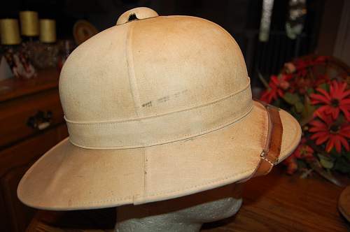 Canadian Naval Pattern Wolseley Pith Helmet