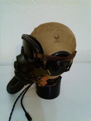 In Tribute to my Uncle Joe the B17 Gunners headgear