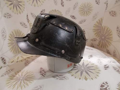 Anyone have an idea what this british fibre helmet is?   Civil Defence?  Miner?