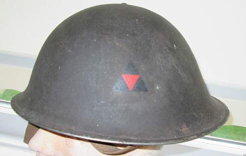 3rd INF Turtle Helmet (1945 dated)