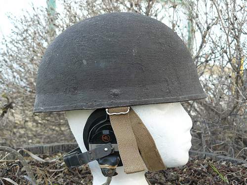 WW2 British &amp; Canadian Helmets, Crash, &amp; Helmets, Steel, Royal Armoured Corps.