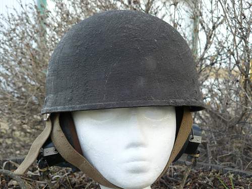 WW2 British &amp; Canadian Helmets, Crash, &amp; Helmets, Steel, Royal Armoured Corps.