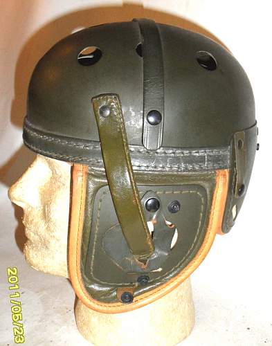 WW2 British &amp; Canadian Helmets, Crash, &amp; Helmets, Steel, Royal Armoured Corps.