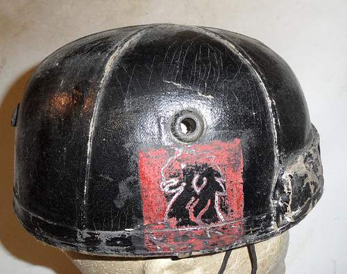 WW2 British &amp; Canadian Helmets, Crash, &amp; Helmets, Steel, Royal Armoured Corps.