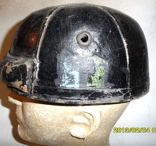 WW2 British &amp; Canadian Helmets, Crash, &amp; Helmets, Steel, Royal Armoured Corps.