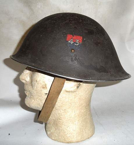 British MkIII Turtle pattern helmet