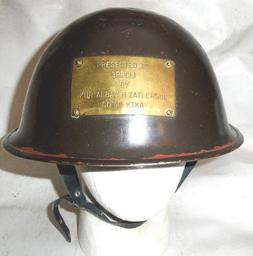 British MkIII Turtle pattern helmet