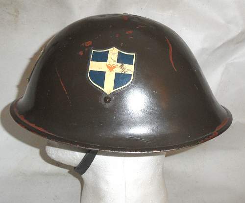 British MkIII Turtle pattern helmet