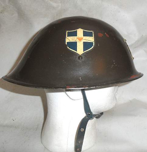 British MkIII Turtle pattern helmet