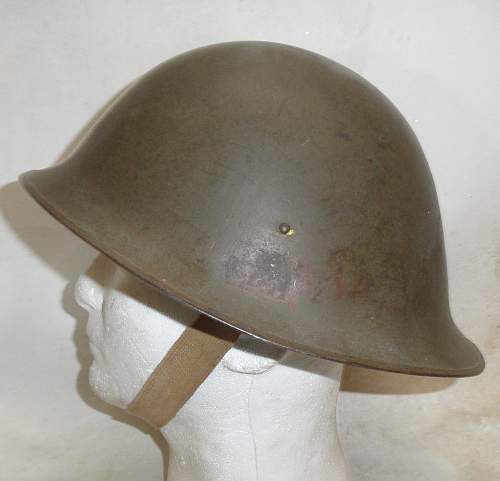 British MkIII Turtle pattern helmet