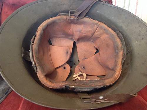 Three French helmets. M-26 Adrians, WW2? Dating?