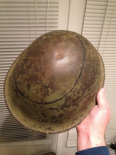 British MkIII Turtle pattern helmet