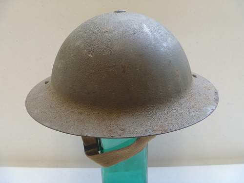 Australian No. 1 Mk. II Helmet named to RAAF Cpl from Perth WA