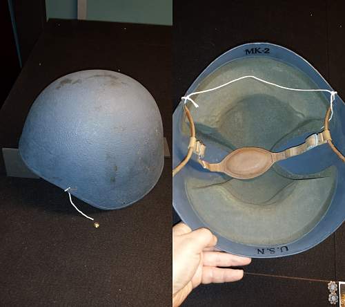 Ques Collection -- US Navy Mk II talker helmet