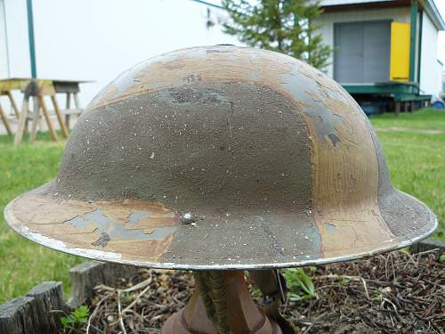 Camouflage, &amp; re-painted helmets.