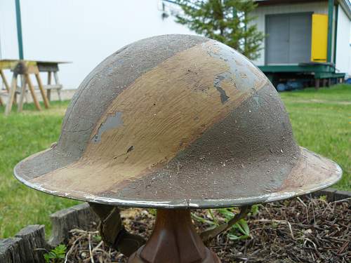 Camouflage, &amp; re-painted helmets.