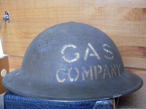 MKII GAS COMPANY helmet.