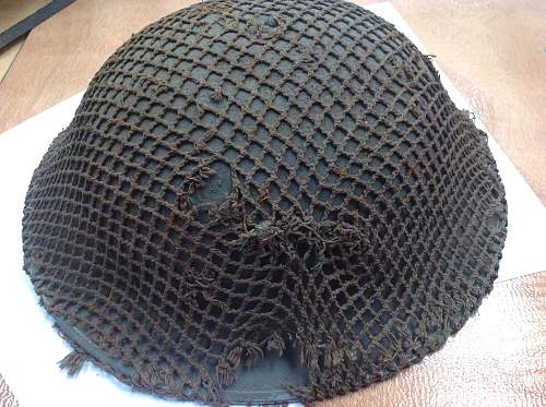 British MkII Helmet with net