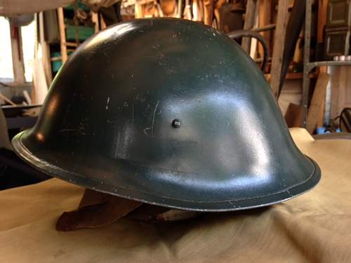 British MkIII Turtle pattern helmet