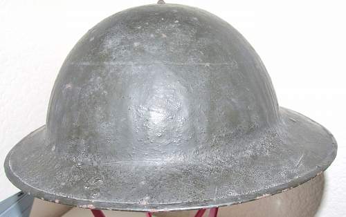 Interesting WW2 British helmet