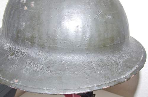 Interesting WW2 British helmet