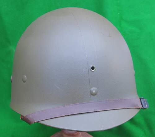 US M1 helmet with 69th Infantry Divison officer markings