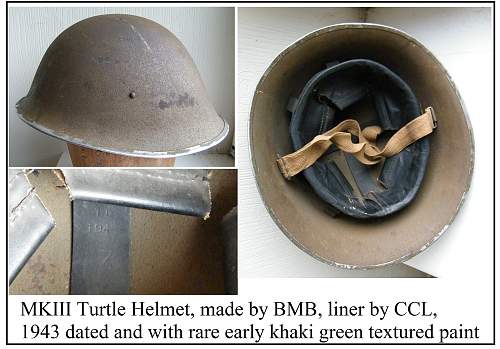 Mk III 1944 dated helmet.