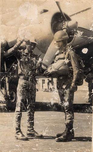 Need help to identify helmet, probably derivative from British paratrooper helmet