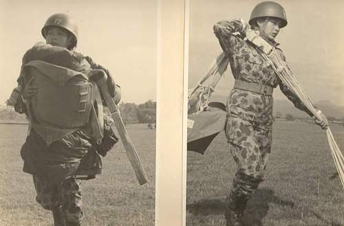 Need help to identify helmet, probably derivative from British paratrooper helmet