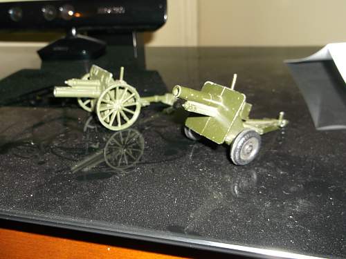 Recently inherited these vintage Dinky, Britains and other vintage military toys
