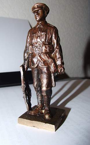 Bronze WW1 British soldier