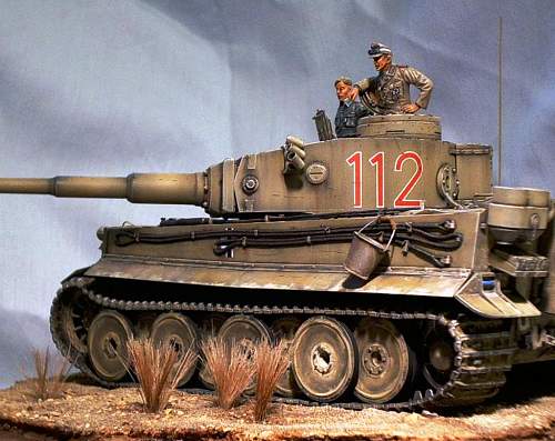 Tamiya 1/35th scale Tiger 1 initial production, Africa 1942.