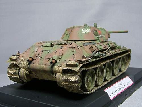 T34/76 Mod 41. Russia southern front April 1942. Dragon 1/35th.