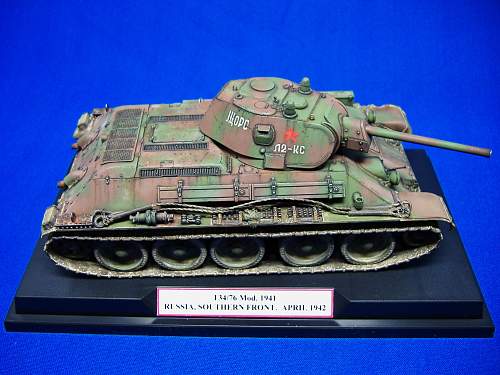 T34/76 Mod 41. Russia southern front April 1942. Dragon 1/35th.